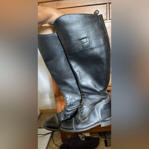 Emerson black tall riding boots 9 wide